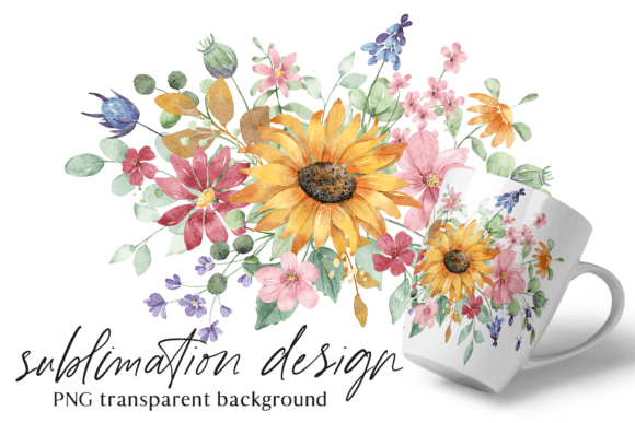 Download Sunflower, Wild Flowers, Sublimation Png - Flower Collection