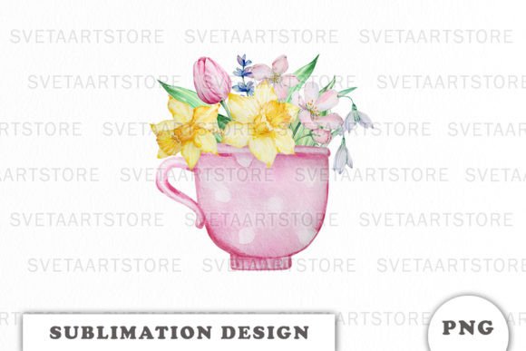 Download Watercolor Spring Flowers Sublimation - Flower Collection