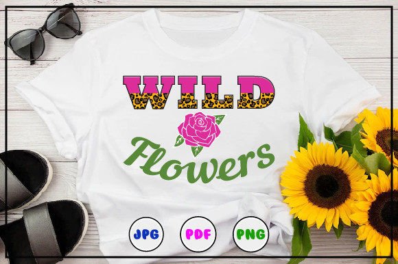 Download Wild Flowers Sublimation Design - Flower Collection
