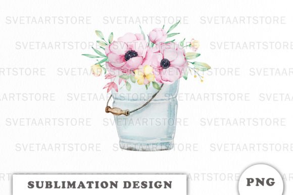 Download Watercolor Spring Flowers Sublimation - Flower Collection