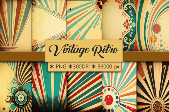 Download Vintage Retro Backgrounds - Retro backgrounds Collection