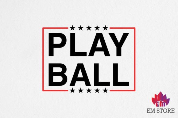 Download Play Ball - Retro Baseball SVG - Play ball Collection
