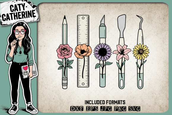 Download Floral Craft Tools Pretty Flowers - Flower Collection