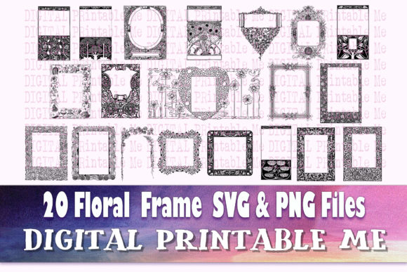 Download Clip Art Frames, Flower Set - Flower Collection