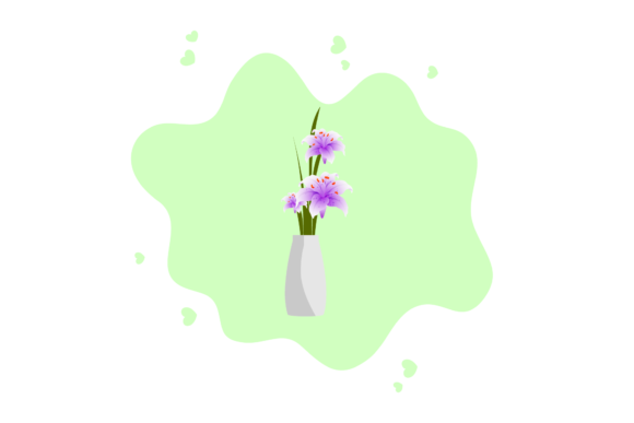 Download Flower Vase Bright Floral Abstract Decor - Flower Collection