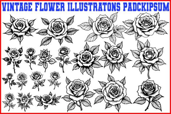 Download Asset Details for Vintage Flower - Flower Collection
