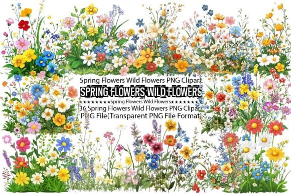 Download Spring Flowers Wild Flowers Sublimation - Flower Collection