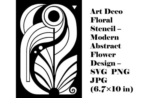 Download Modern Abstract Flower Deco - Flower Collection