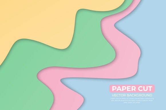 Download Bright Color Paper Cut Background Design - Bright color paper Collection
