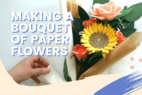 Download Making a Bouquet of Paper Flowers - Flower Collection