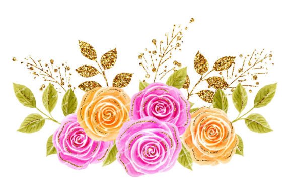 Download Roses PNG Watercolor Flowers Sublimation - Flower Collection